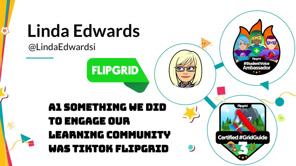LindaEdwardsi's tweet photo. #FlipgridForAll We had a blast doing TikTok in Flipgrid. I discovered things about students I didn't know. Some played musical instruments, others did some really creative drama etc. They brought us a lot of laughs and joy. 💚💚💚 https://t.co/Pg1YtA7Z1G