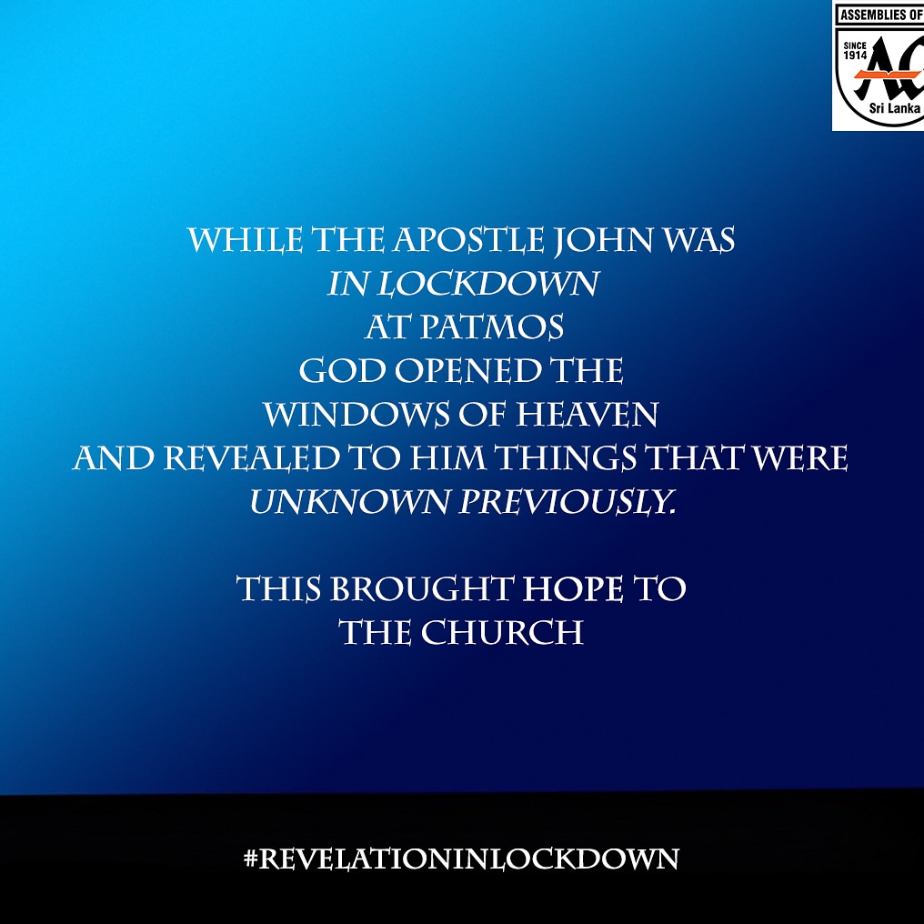 agceylon's tweet photo. For a more in depth study of the Book of Revelation in a time of lockdown, check out the link below.
https://t.co/SgNeER6nQl
#revelationinlockdown
#AssembliesOfGod #AGCeylon #DailyInspiration #lka #christian #jesus #god #bible #faith #love #church #jesuschrist #christianity https://t.co/zUZKVFKfQJ