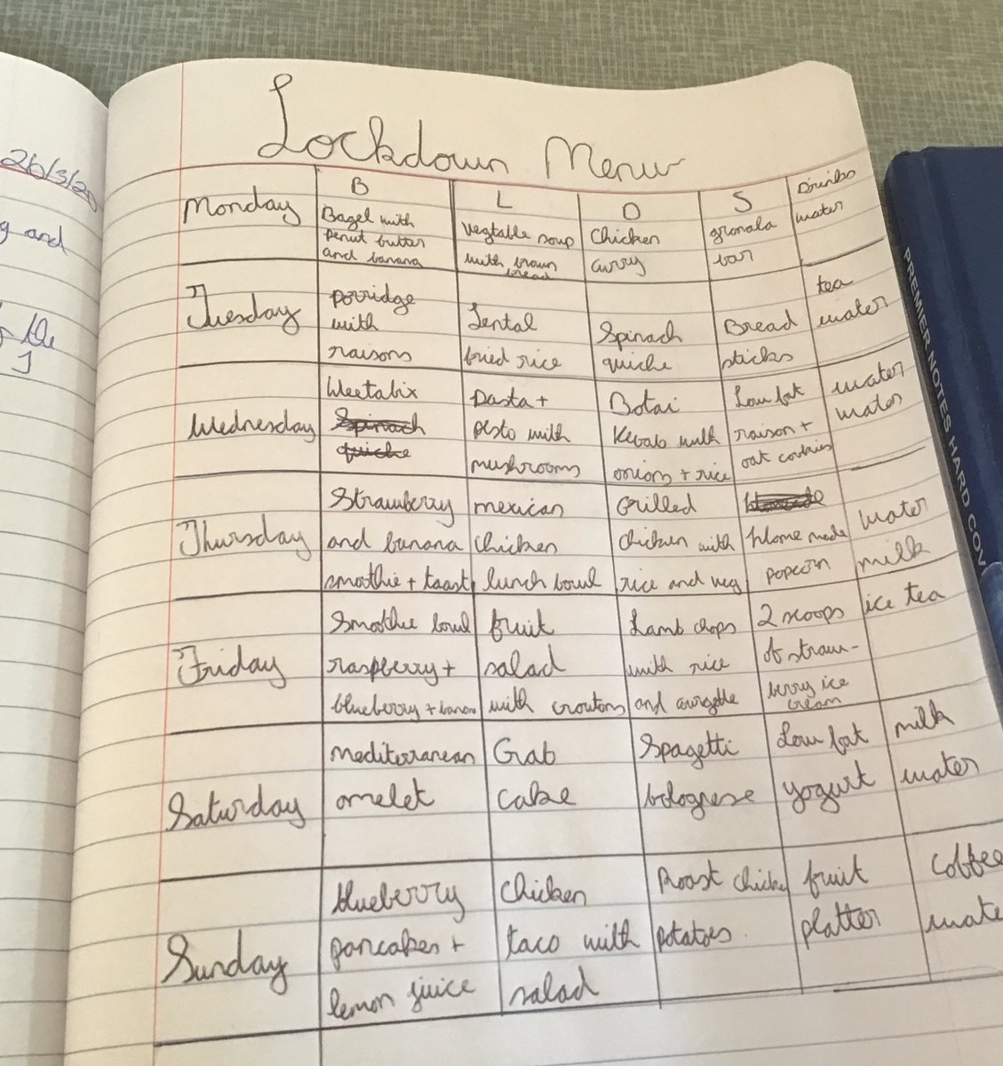 TheHomeEcHub's tweet photo. Meal planning
Why?
✅ Improves eating habits
✅ Saves time, money and energy
✅ Reduces food waste
Students were asked to create a ‘lockdown menu’ for their family using this template I downloaded from @TheHeadPlan 😃🙌
#homeeconomics #homeec #mealplanning #planningmeals https://t.co/0rHGj0eU4Z