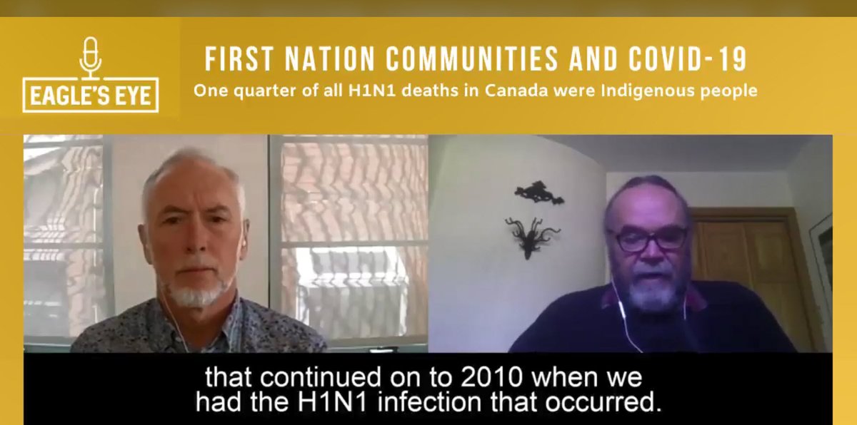 When the H1N1 virus struck, Indigenous people accounted for 25% of all deaths. So there is a natural fear of infections like #COVID19 in these communities. @Glenn_Nolan_ a former Missanabie Cree FN Chief discusses these concerns with @Al_Coutts Video: bit.ly/2WnSFPi