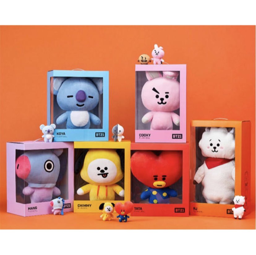 BT21 スタンディングドール　CHIMMY　TATA MANG