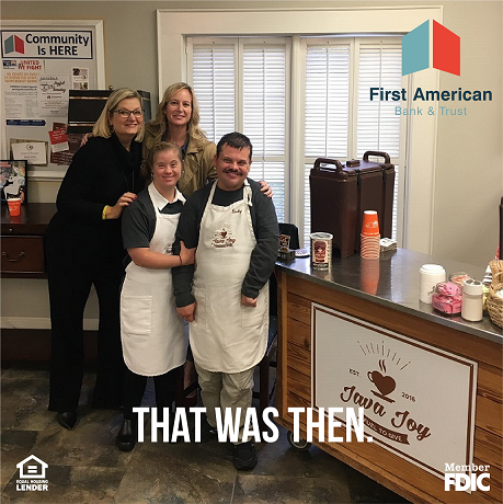 FABTIsHere's tweet photo. If we’ve learned anything through the process of finding a “new normal”, it’s there is still joy to share!  Thank you Java Joy Athens for bringing the joy wherever we are!  #thinkfirstsupportlocal #communitystrong #standingwithyou @FABTIsHere  @javajoy.athens https://t.co/4w0PMATWQA