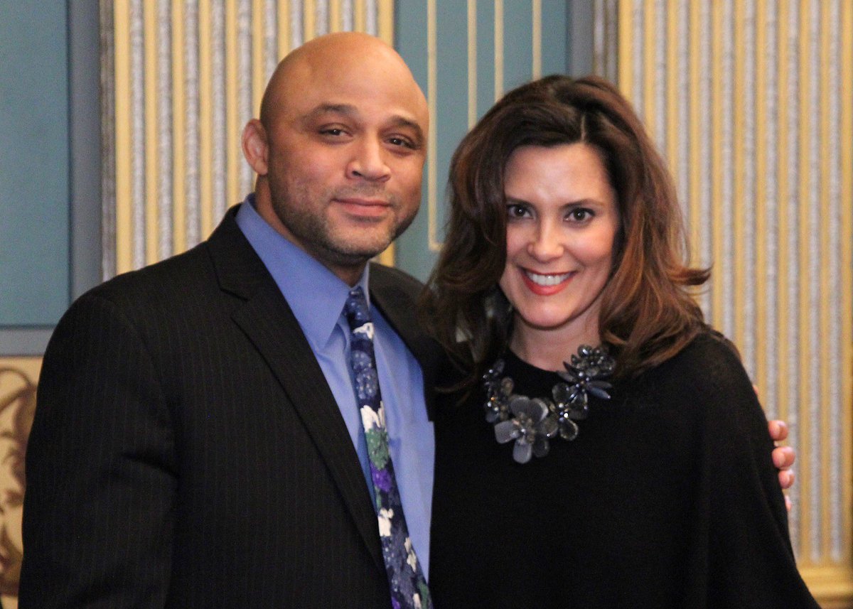 GovWhitmer's tweet photo. Mo was a dear friend. He was a proud Detroiter and continued the family commitment to the service of his community. There was not a more loyal friend, thoughtful advisor or quicker wit. My love and prayers go to his beloved family and many friends who grieve this tough loss. https://t.co/D3EEtdXJXN