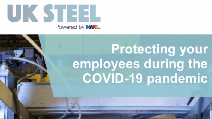 Together with Trade Unions, we have today published updated safe working guidance, drawing upon the sector’s experience of operating safely these last 2 months. We’ll ensure steel sites continue leading the way on H&amp;S as we gradually exit lockdown. bit.ly/3bwXhqM