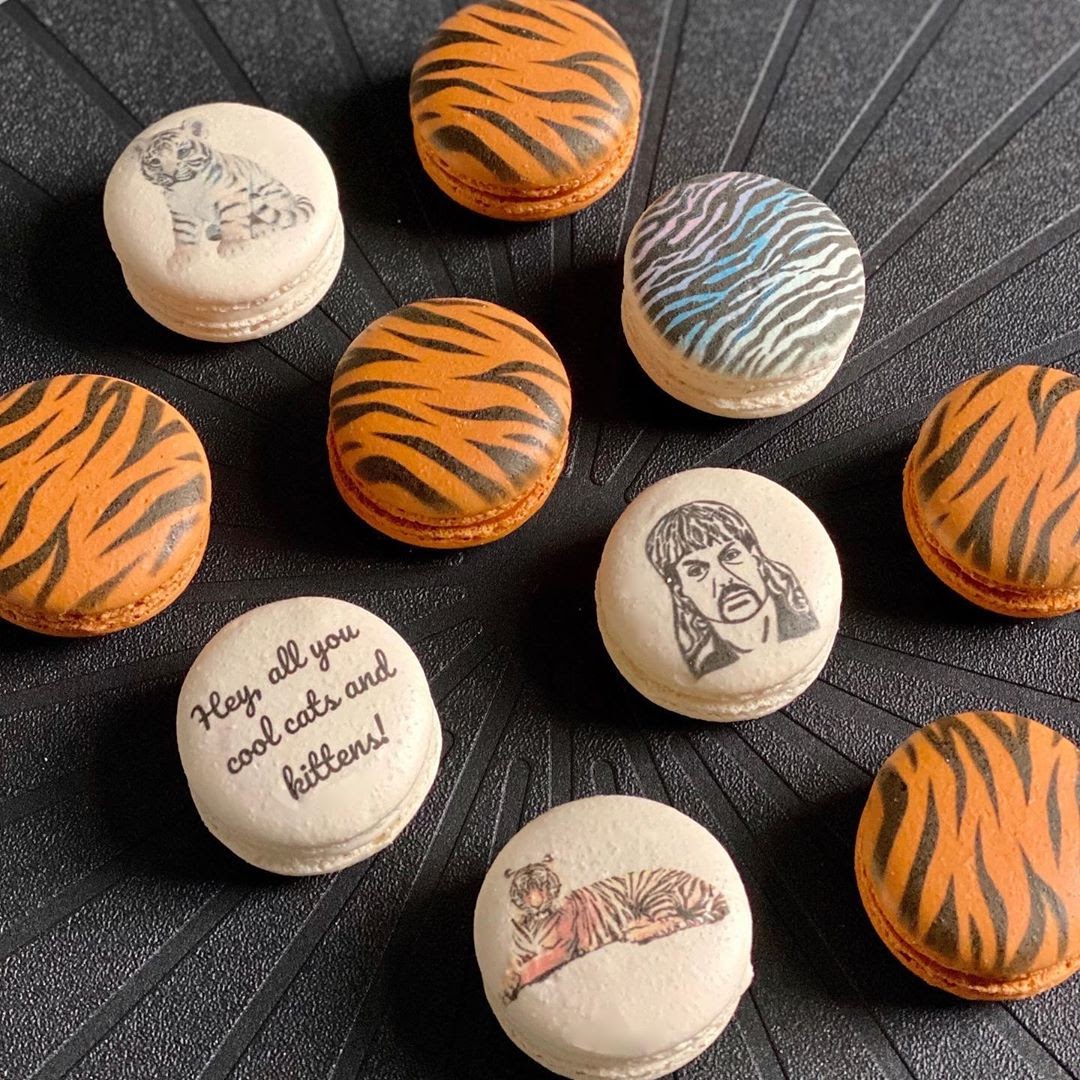 SWEET NEWS! 📰 Savor Patisserie is now open for in-store shopping with normal hours. Pop in to buy their latest graduation 🎓 collection or check out their fierce Tiger King flavors! 🐯