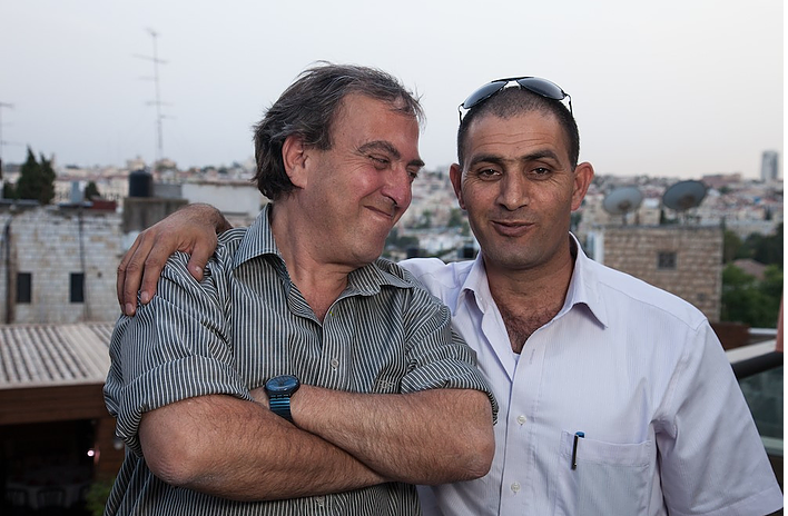 BostonJCRC's tweet photo. On Thursday, May 14 at 2pm, join @BosPartnerPeace to hear from Rami Elhanan and Bassam Aramin from @ThePCFF. Rami is Israeli; Bassam is Palestinian. Both have lost their daughters to the conflict. Both have made the choice to seek reconciliation and peace.
https://t.co/7mkoXs7Coc https://t.co/xmw7Z35dC1