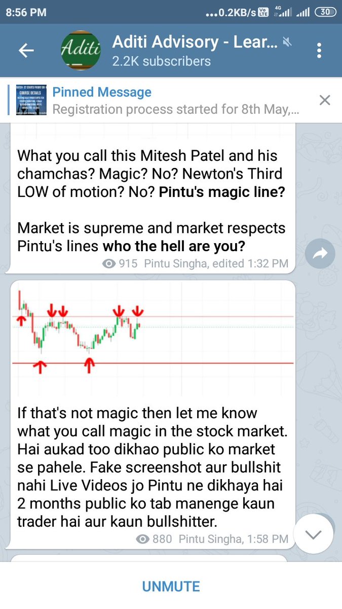 RajputRxd's tweet photo. @Narayan43389220 @Mitesh_Engr @mrpintusingha By looking at his pre market analysis some kid can say he is genius and nobody can beat him in accuracy. Anyone can go through his telegram channel to realise how good an analyst he is. https://t.co/45wRaUGWYo