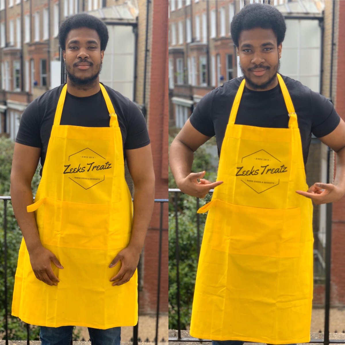 ZeeksTreatz's tweet photo. Today I was absolutely buzzing to receive my personalised apron from @customcutee! Would 100% recommend!👍🏼
Get yourselves over to her insta and support a fellow small business 🙌🏼🙌🏼
#customcutee #personalisedapron #zeekstreatz #homebaking #ukbaker #bakinguk #supportsmallbusinesses https://t.co/MYziLRi6RO