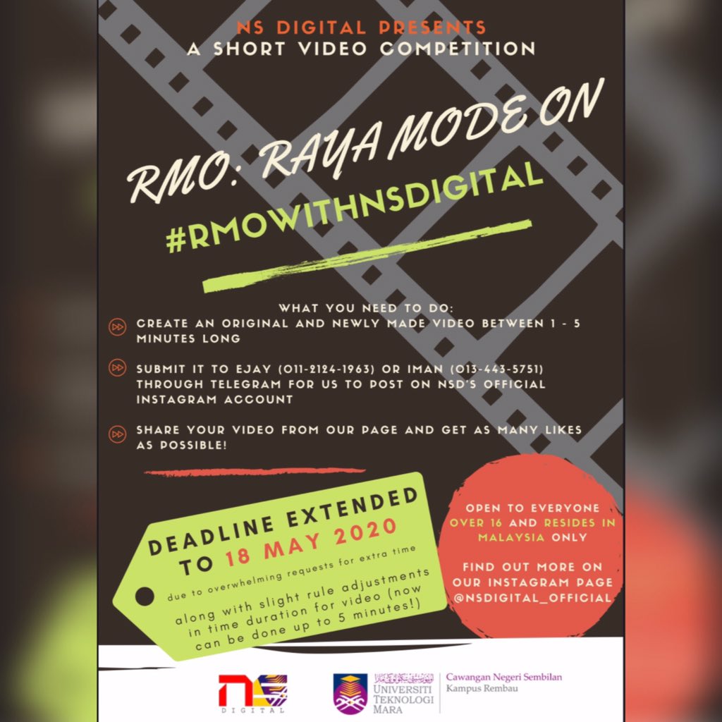 nsdigitalworks's tweet photo. GUYS!
Our RMO : RAYA MODE ON is still going and extend until 18 May 2020!
You guys want duit raya??? 😍 Join this contest and you’ll have a chance to win RM200 duit raya 😱 
https://t.co/1jjiAHur3N https://t.co/qvWdvGXZjB