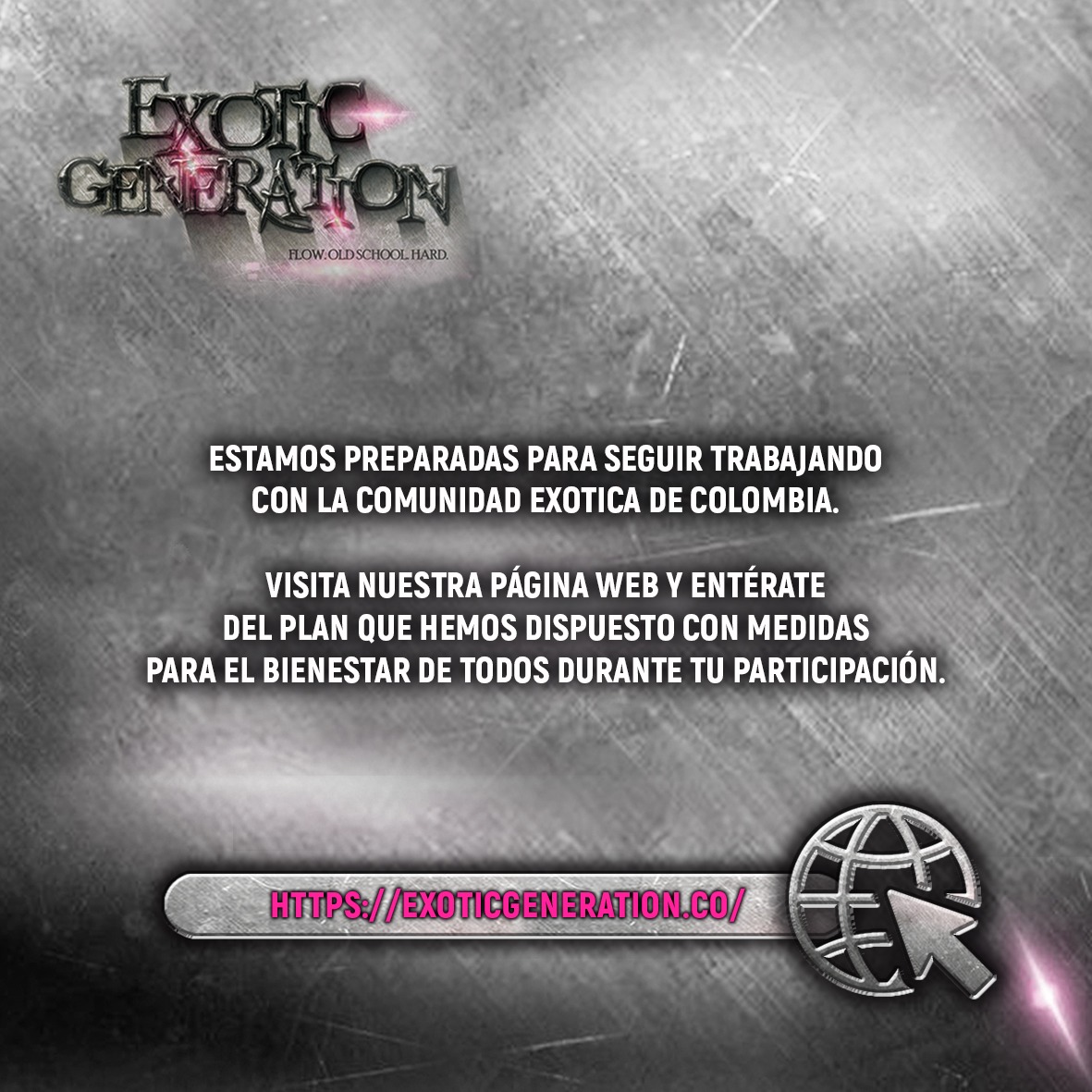 colombia_exotic's tweet photo. Porque juntos saldremos adelante
Conoce como nos preparamos y seguimos trabajando para realizar este sueño 🙋
Entra al enlace en la biografía
#exoticpoledance #exoticgeneration #exoticgenerationcolombia #exogencolombia #exoticpole #poleexotic #exoticcolombia #exoticlatinoamerica https://t.co/1Td6c01YZJ