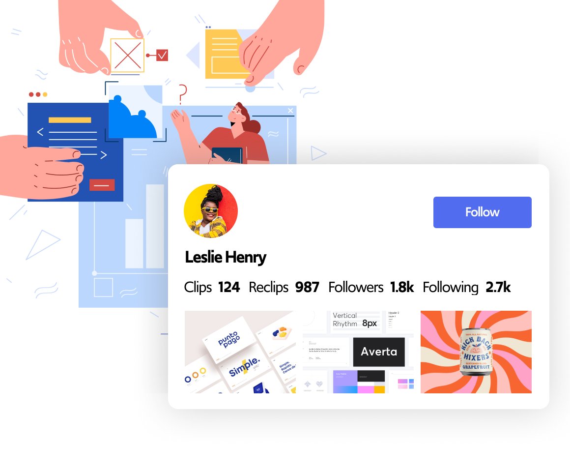 Say hello to @UpclipHQ: The smartest way for designers and teams to collect, organize & share inspiration and design patterns. Discover and follow other designers around the world. We’re officially looking for designers to beta test. Go to upclip.com for an invite.