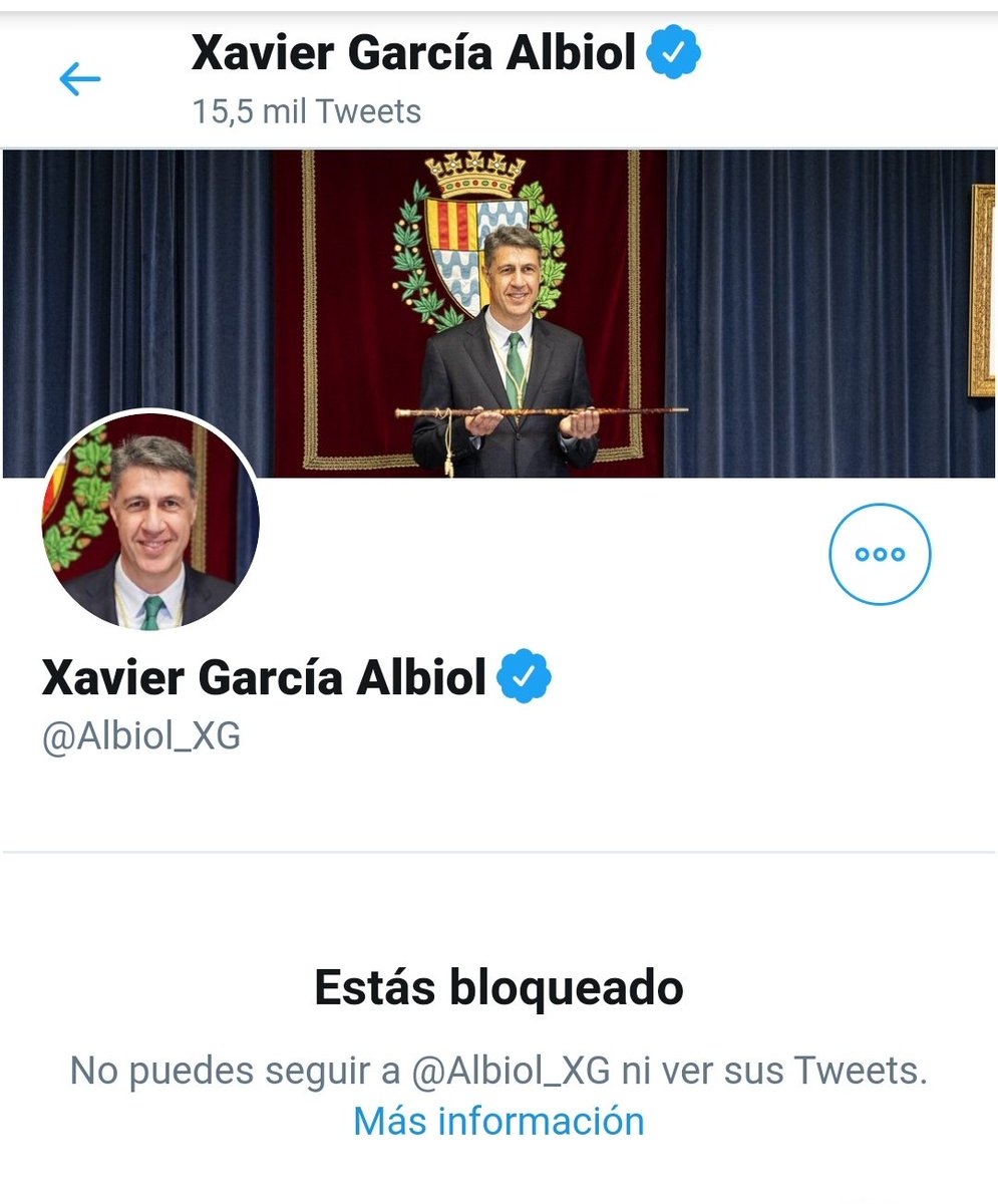 Abrimos Twitter después de muchos meses, y cual es nuestra sorpresa?
#bloqueadosporAlbiol