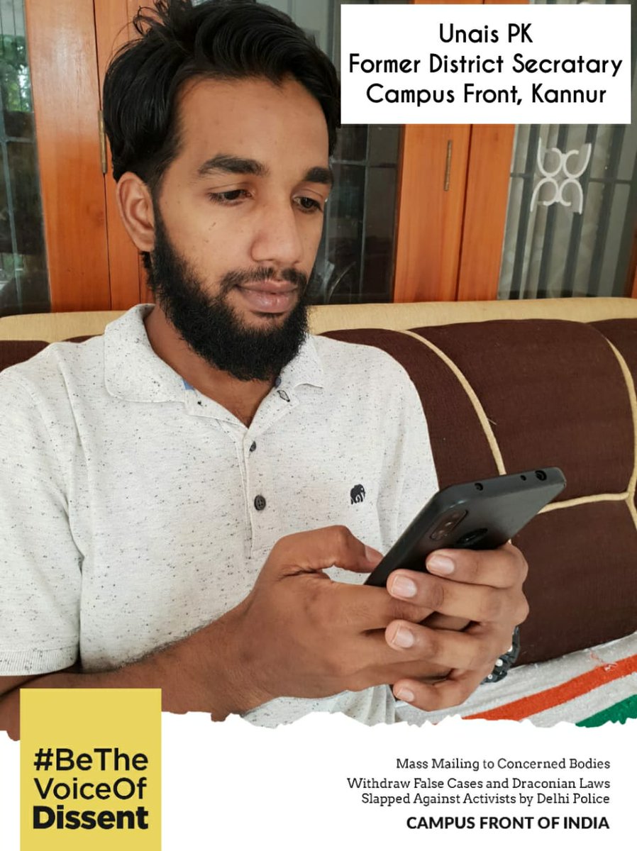 FrontKannur's tweet photo. #BeTheVoiceOfDissent എന്ന കാംപസ് ഫ്രണ്ട് ഓഫ് ഇന്ത്യ ദേശീയ കാമ്പയിന്റെ ഭാഗമായി നടത്തുന്ന Mass Mailing ൽ കാംപസ് ഫ്രണ്ട് കണ്ണൂർ മുൻ ജില്ലാ സെക്രട്ടറിമാർ പങ്കെടുത്തു..

#BeTheVoiceOfDissent #CloudProtest #MassMailing #CampusFront https://t.co/jv1SlU14ZX
