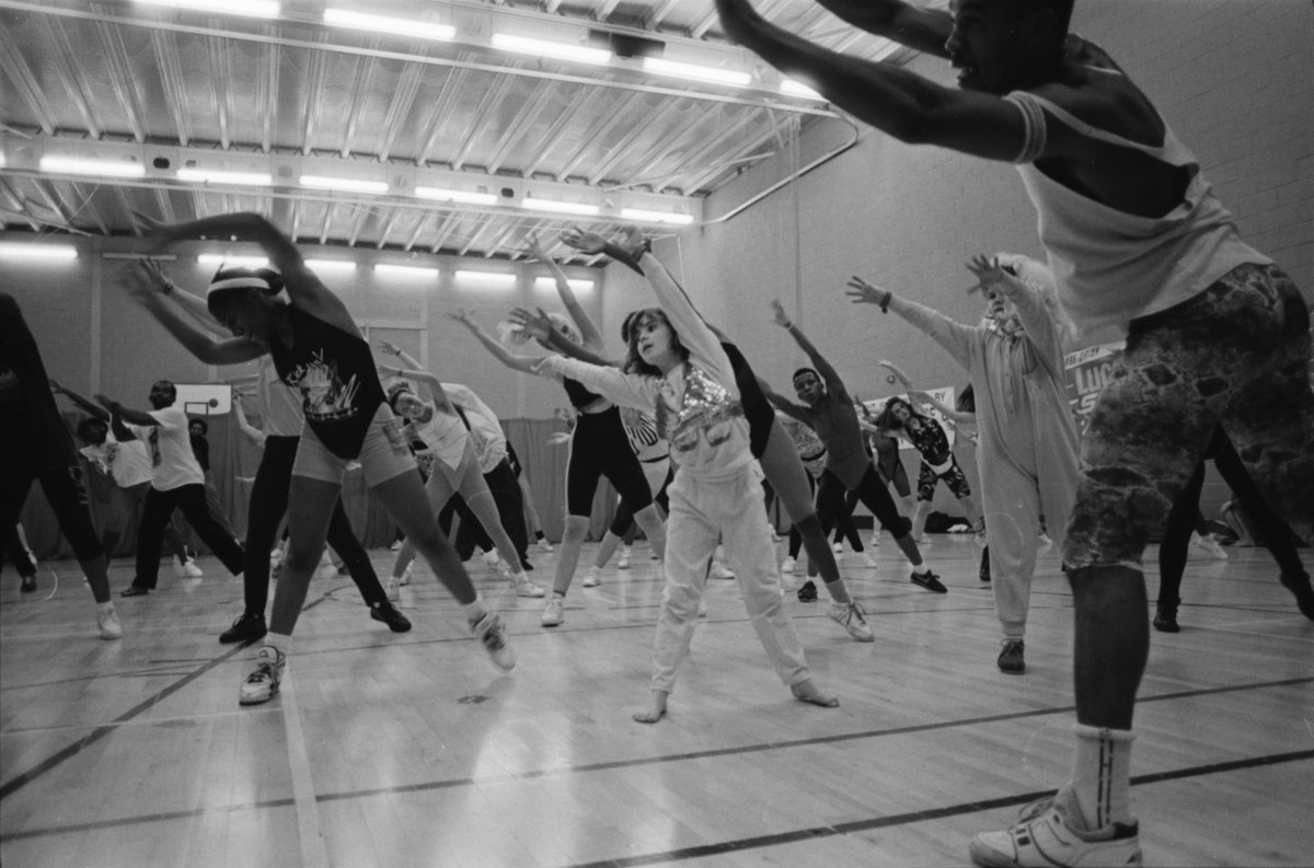 SwkHeritage's tweet photo. This week for our #ArchivesExercise we're keeping fit like it's 1989! These Aerobathon photos were taken for Southwark Leisure by Phil Polglaze, part of a huge collection that were recently digitised.
#ArchivesAtHome
#StayinWorkOut https://t.co/lZL8yc0Hml