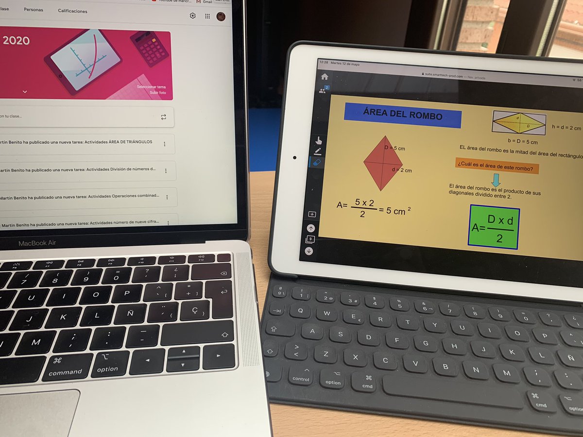 MARICRUZMB's tweet photo. Videoconferencia entretenida la de hoy. Cálculo de áreas y repaso de distintos contenidos de lengua y mate.
Como decía Piaget:” Los niños y niñas no juegan para aprender, pero aprenden porque juegan”
@SMART_Tech https://t.co/XtB4RqzZuc