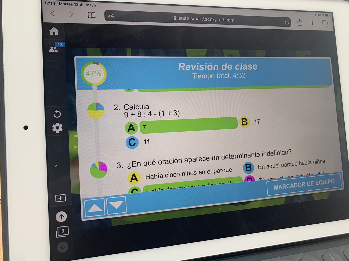 MARICRUZMB's tweet photo. Videoconferencia entretenida la de hoy. Cálculo de áreas y repaso de distintos contenidos de lengua y mate.
Como decía Piaget:” Los niños y niñas no juegan para aprender, pero aprenden porque juegan”
@SMART_Tech https://t.co/XtB4RqzZuc