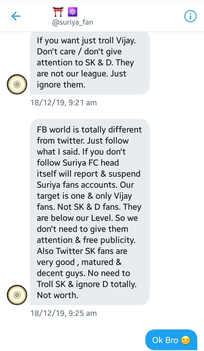 DhanushFanFC's tweet photo. To All Vijay Ajith Fan's!!!

Mathavanga ellam Fan's Club Nadathurathu Avanga Actors Paththi Pesurathuku aana Ivanunga Ennada Na Mattha Actors ah Troll panni abuse panrathuku Vechirukanunga. Illana @SuriyaFansClub Unga Accounta Report adipangalam. (1)

#JagameThanthiram https://t.co/kgdNPRXgHO
