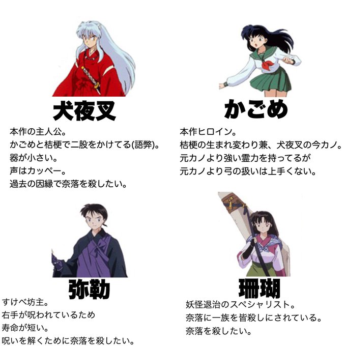 犬夜叉のtwitterイラスト検索結果 古い順