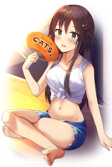 夏日の姫川 