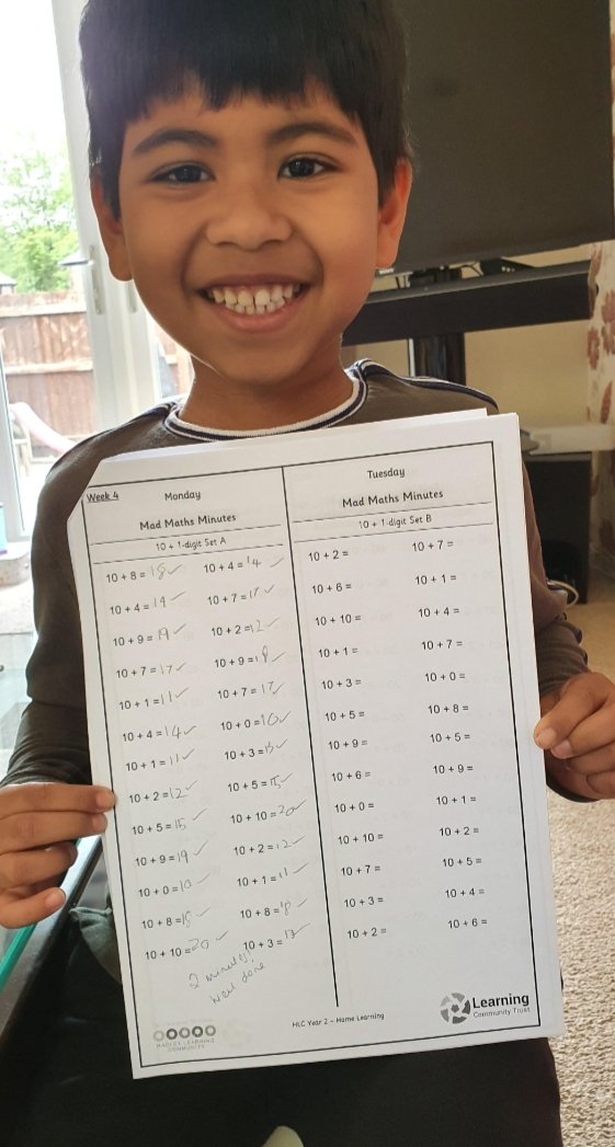 MissKMolland's tweet photo. @HLC_Primary @MrsStott40 So impressed with how hard this young man has been working at home. He has written a beautifully emotive piece about being in lockdown and completed so much maths work. So proud of him! #HLCHomeLearning https://t.co/4Lv50TRUgU