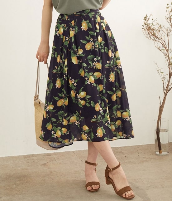 労苦 マルクス主義 蒸留 レモン 柄 スカート Sweetmomo Jp
