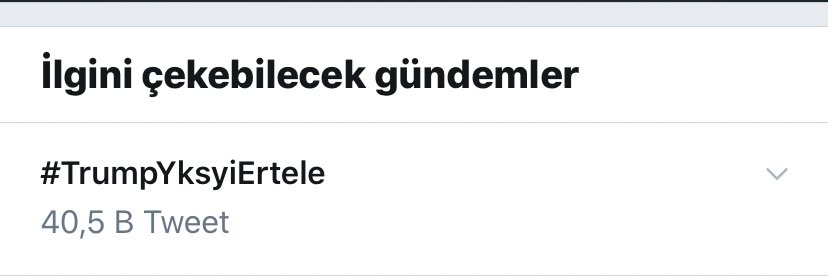 çaresizliğin en net fotoğrafı..
#TrumpYksyiErtele