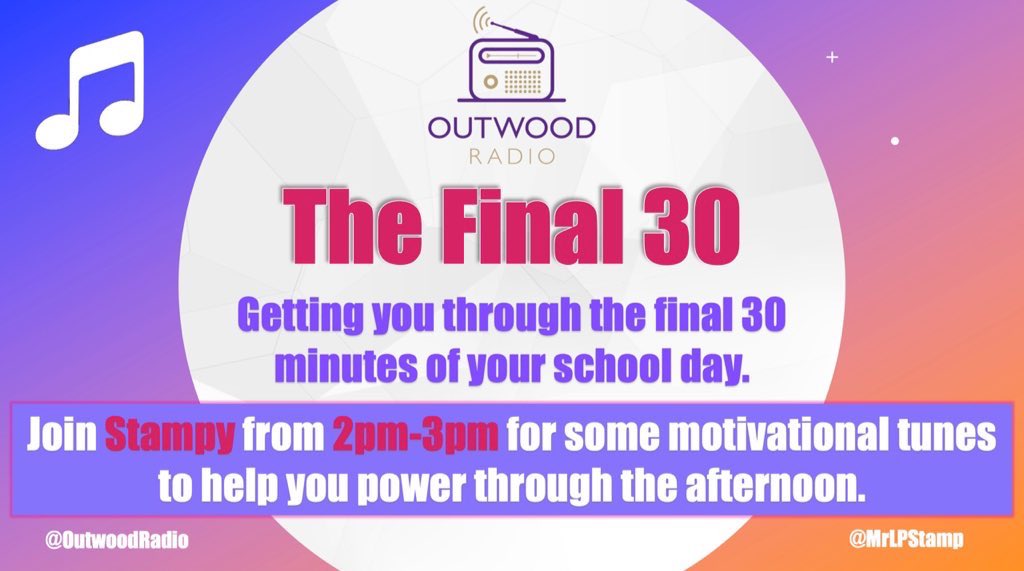 MrLPStamp's tweet photo. @NickiHodgett @OutwoodRadio @OGATrust Well I’m going to keep the party going between 2-3pm @OutwoodRadio @OutwoodBrumby https://t.co/cVD4HZ9tnH