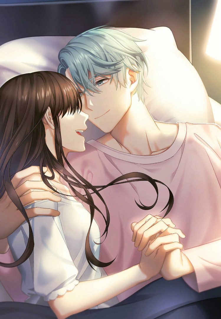 nagoikawa's tweet photo. remember when v said he never knew the feeling of being hugged bc he was always the one who hugged rika.. mc holding his hand while he embraces her gave him the comfort of knowing that mc will always embrace him too 😭 https://t.co/0JkPlcvEiD