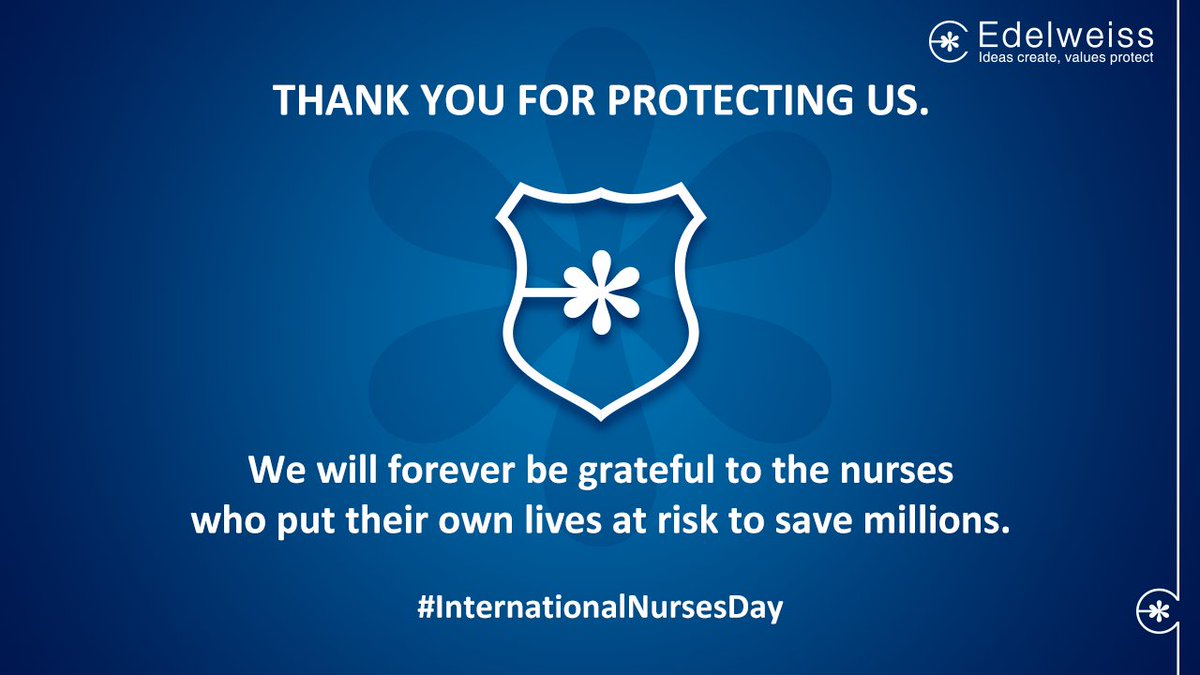 EdelweissFin's tweet photo. This #InternationalNursesDay, let's take a moment to thank all those brave souls who are trying to heal the world.
#FightAgainstCorona #IndiaFightsCoronavirus #COVIDHeroes https://t.co/2rHJ0VaR7F