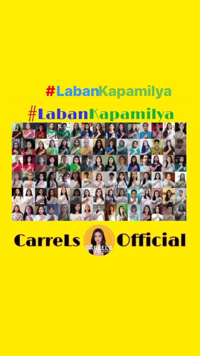 francinecarreld's tweet photo. #LabanKapamilya 💙💚❤️ https://t.co/qKV6eBHAOQ