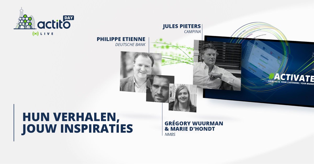 Wat je allemaal kan verwachten op de Actito Day Live komende donderdag? Succesverhalen van klanten om jou te inspireren, presentaties van partners en virtuele stands waar je meer te weten kan komen over de mogelijkheden van huidige activation marketing! bit.ly/2JRgiZj