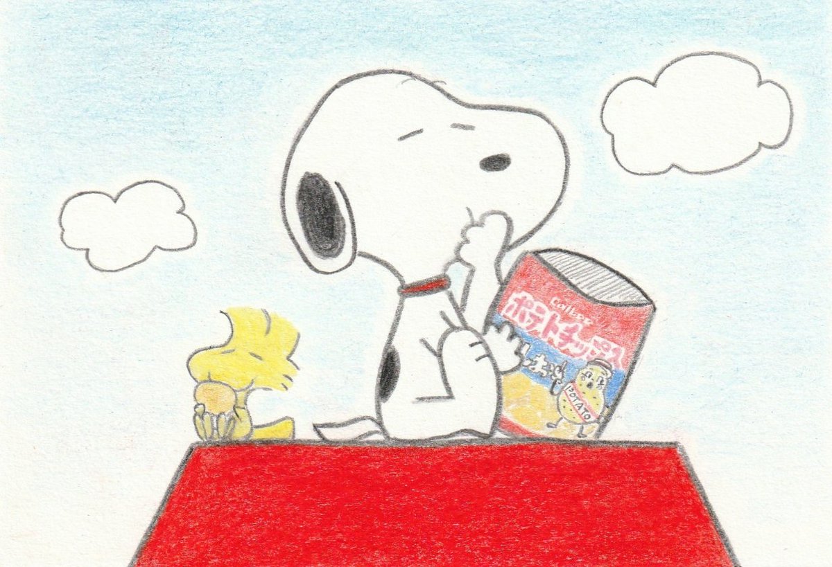 #イラスト #スヌーピー #illustration #snoopy 