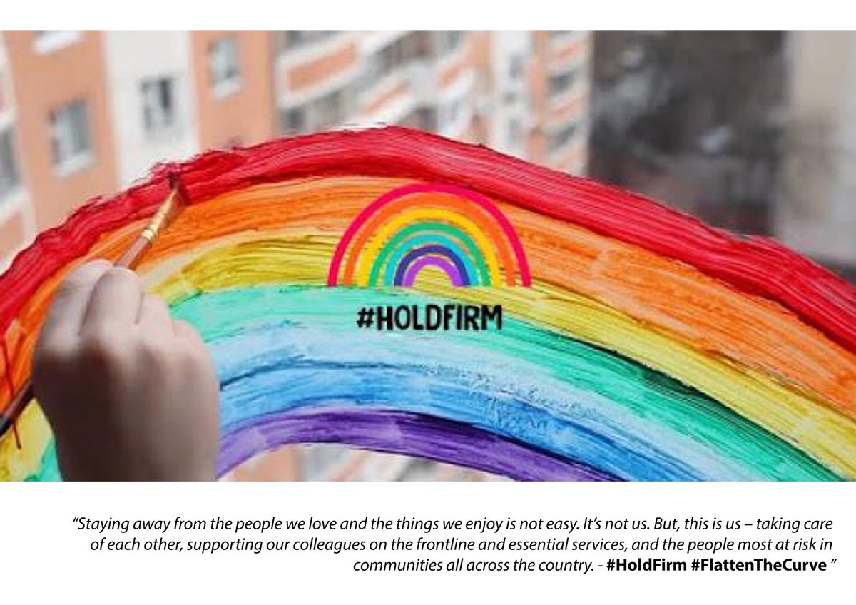 supporting our colleagues on the frontline and essential services, and the people most at risk in communities all across the country.

#HoldFirm  🌈 #FlattenTheCurve #Communities #Limerick #COVIDー19 #TogetherWeCan #tuesdayvibes