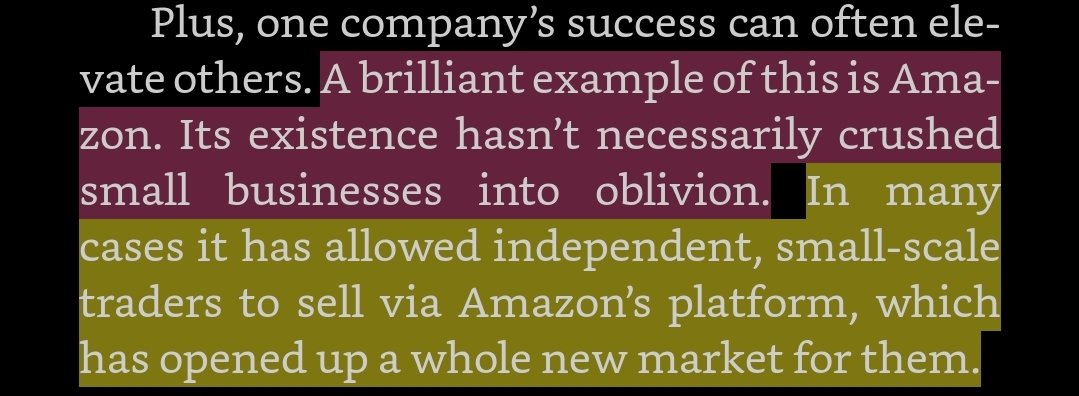 Red: UmmmmmmmmmmmmYellow: is anyone else uncomfortable with the fact that he excuses Amazon's monopoly with well small businesses can just use Amazon to sell their products, see no big deal. #DontBurnThisBook