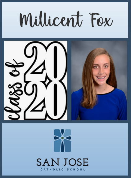 SanJoseCSJax's tweet photo. 8th grade Spotlight of the Day! We are so proud of our 8th graders and are excited to see where their journey leads them. Their presence on our campus will be greatly missed. Congratulations, Class of 2020! #sanjosecatholic #classof2020 #catholicschoolstrong https://t.co/PjfW3rmdAa