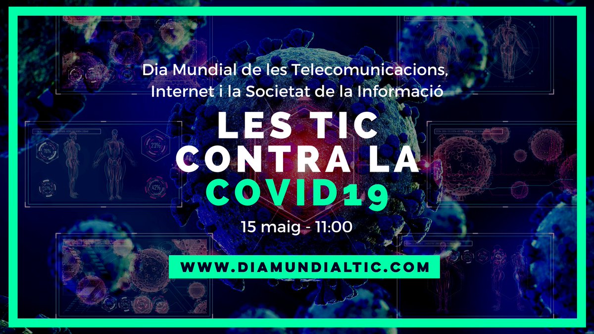 telecoscat's tweet photo. 📌JA SAPS que aquest divendres pots participar a la celebració del #DiaMundialTIC sobre com les TIC ens estan ajudant en la lluita contra la COVID-19 📲🦠?
🕚 A partir de les 11h en una sessió online on també podràs dir la teva 🙋♀️ (segueix el fil)
Organitzen #APTICC+@MWCapital https://t.co/xkWDm2LqsB