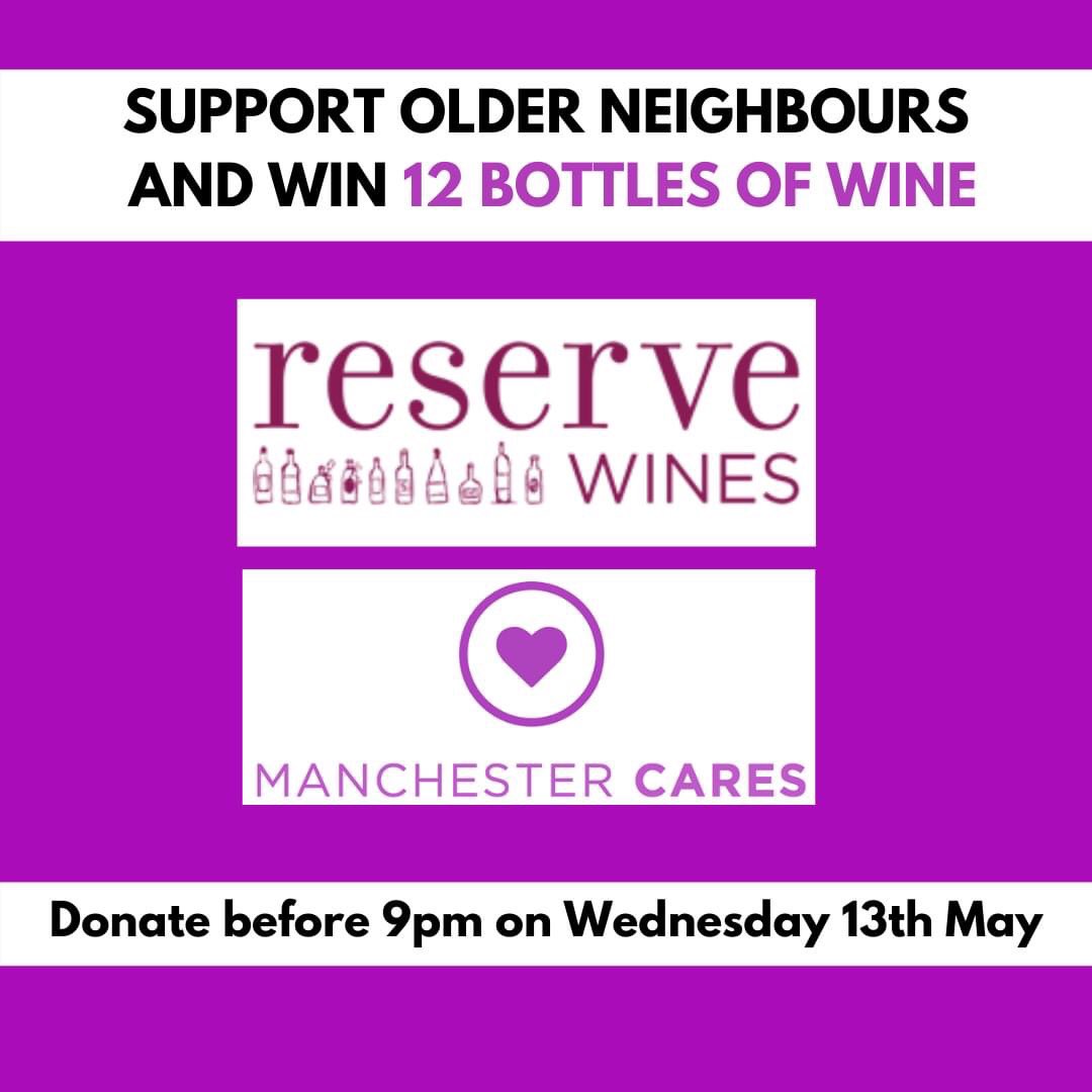 Thanks to <a href="/ReserveWinesUK/">Reserve Wines</a> for generously donating 12 bottles of wine to our Lockdown Luxuries raffle. Tickets are £5 each! We're less than £300 away from our £10,000 goal, help us get there and have your donation doubled! bit.ly/MCcovid-19