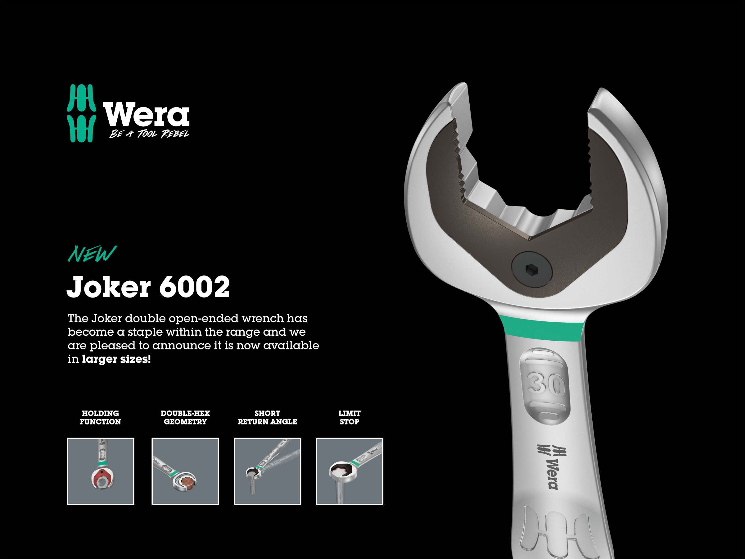 Wera Joker Combination Ratchet Spanner Set, Metric, 4pc, 05073290001,  Multi-Colour 