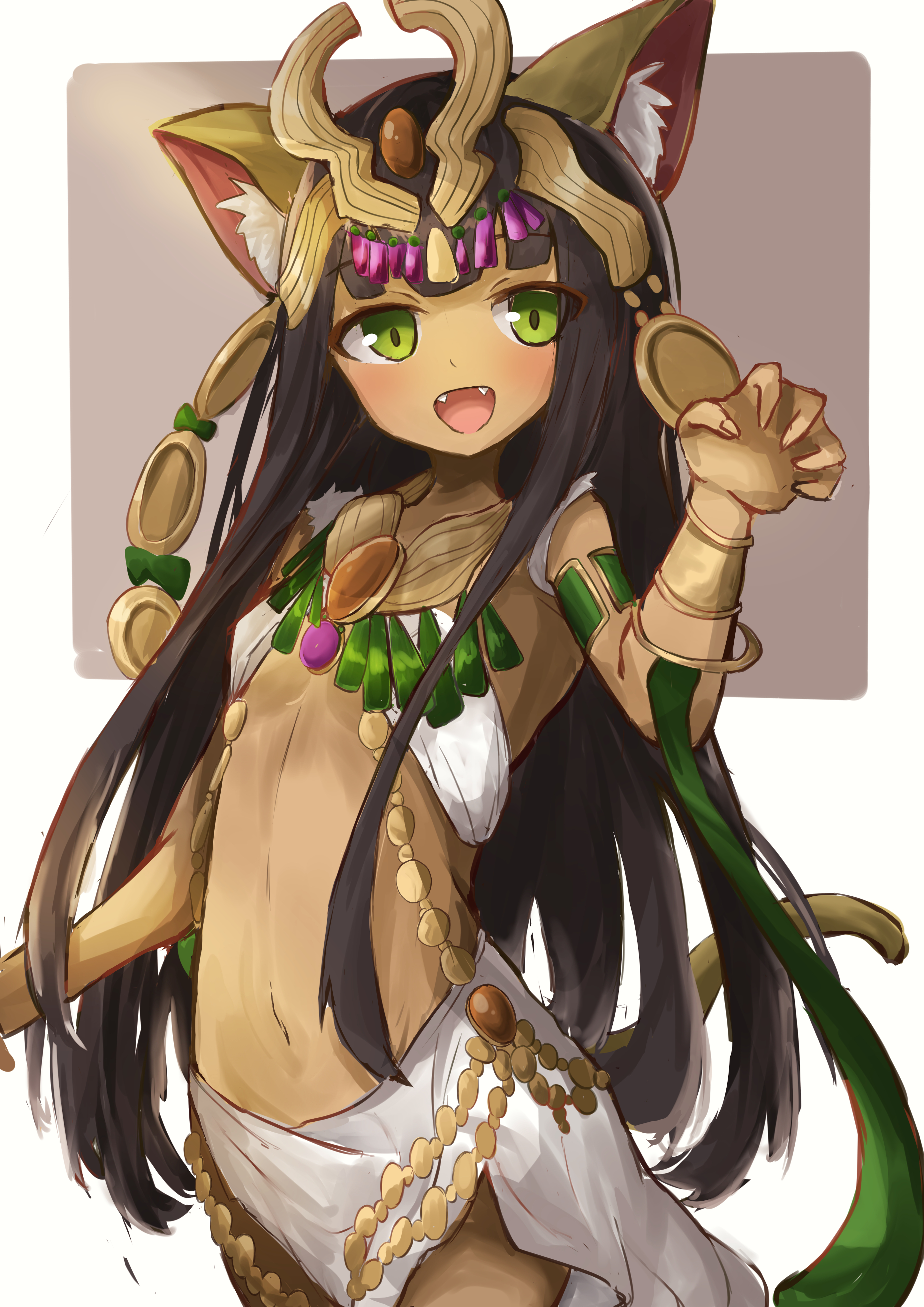 تويتر れいりあ على تويتر お題箱より超転生バステトちゃん パズドラ パズドライラスト T Co Aspc0v15of