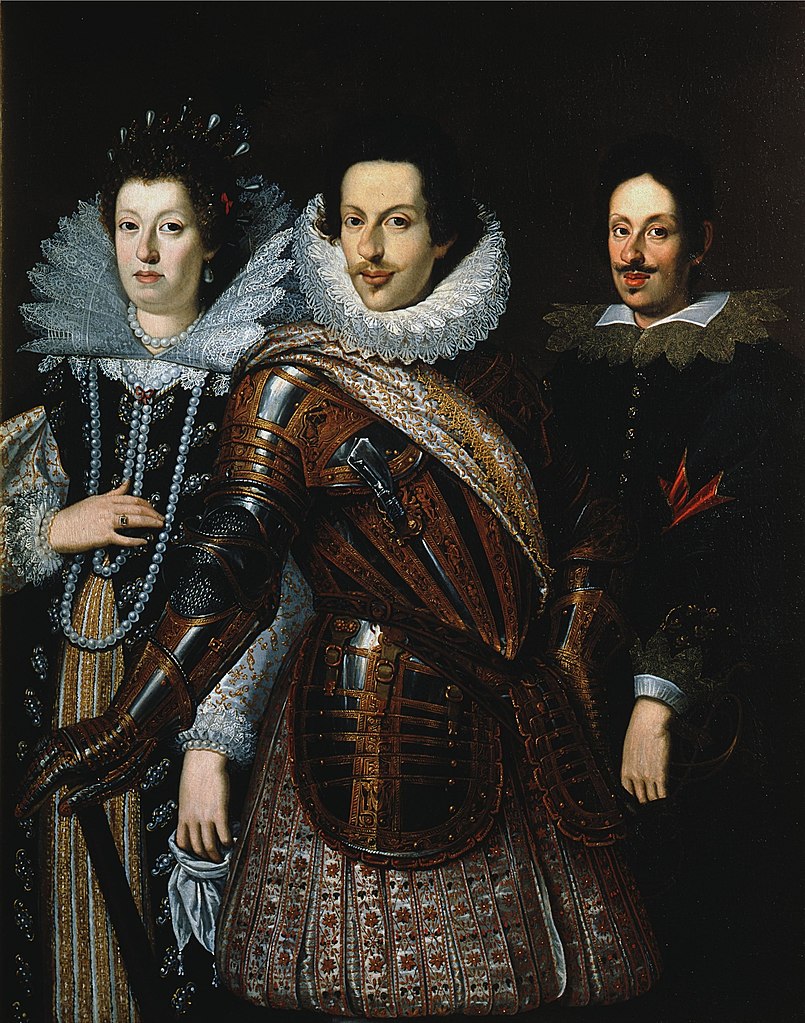 OldPortraiture's tweet photo. Born #OnThisDay in 1590: #CosimoIIdeMedici, Grand Duke of Tuscany (1590-1621)
Portrait with spouse #MariaMaddalenaofAustria and their son #FerdinandoIIdeMedici by school of #JustusSustermans (1597-1681), ca. 1640
#CosimoII #Medici https://t.co/8QEuyWTSbl