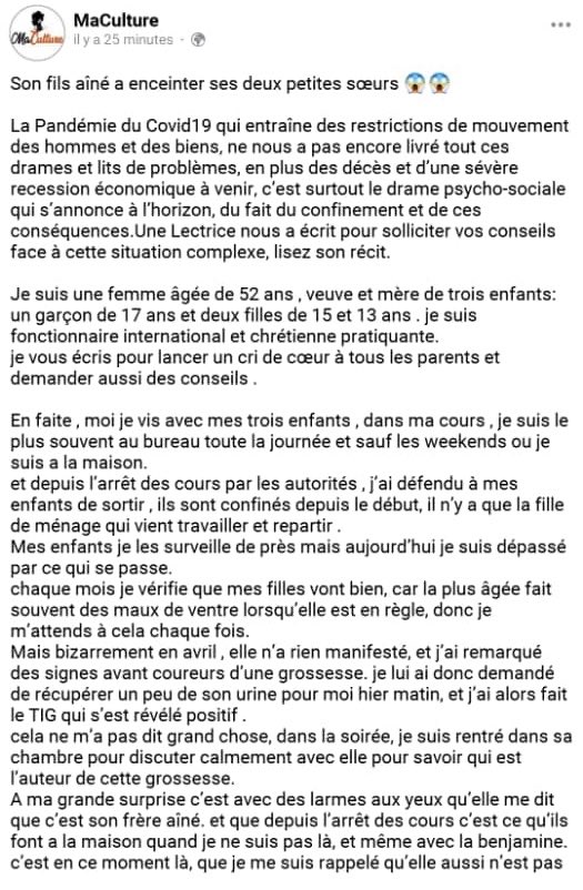 BalimaLeila's tweet photo. Je suis CHOQUÉE! https://t.co/BwyKcXQ3aA