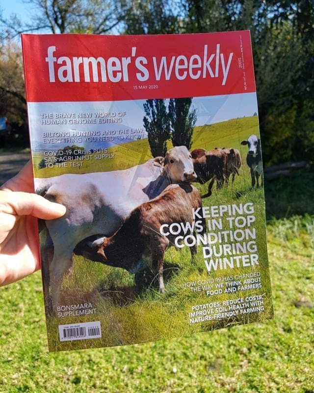 DeanSabrean's tweet photo. I could not resist picking up a copy. So thrilled to see @farmersweeklysa #backontheshelf this week. #farmersweeklysa #FWSA #agri #agriculture #farming #trustednewssource #trustednews #covid19impact #stillgoingstrong https://t.co/7ADc93Jax9