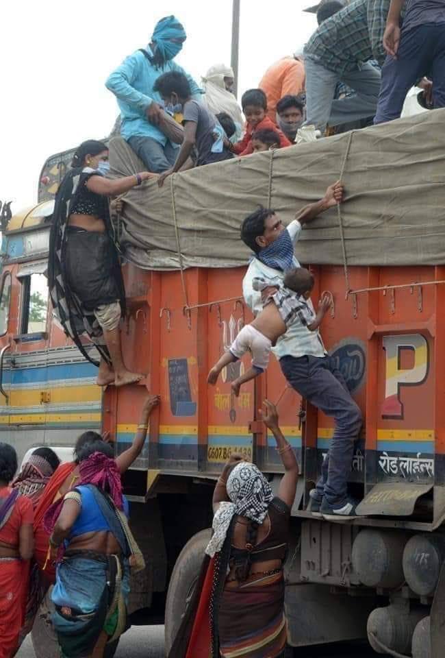 There are more than 200 countries combating Coronavirus at the moment but India is the only country in the world that’s treating its poor like sub-humans, animals.
Under the able leadership of the supreme leader, we are finally achieving the status of the world leader. Jai ho !