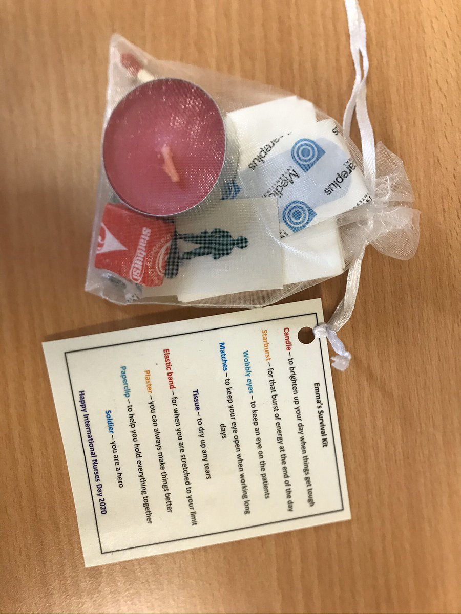 ThomasonNichola's tweet image. Survival packs for my amazing team #teamsovereign #InternationalNursesDay2020 #nwbheros @NWBoroughsNHS
