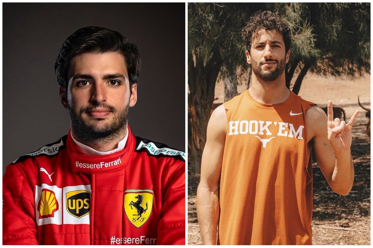 Almayda_8's tweet photo. The Smoooth Operatorrr to Ferrari and Daniel Avocado to Mclaren
#Danielricciardo #CarlosSainz #ferrari #mclaren #ScuderiaFerrari #Vettel #F1 #Formula1 #danielavocado #smoothoporator #SebastianVettel https://t.co/ynjYQZvyhl