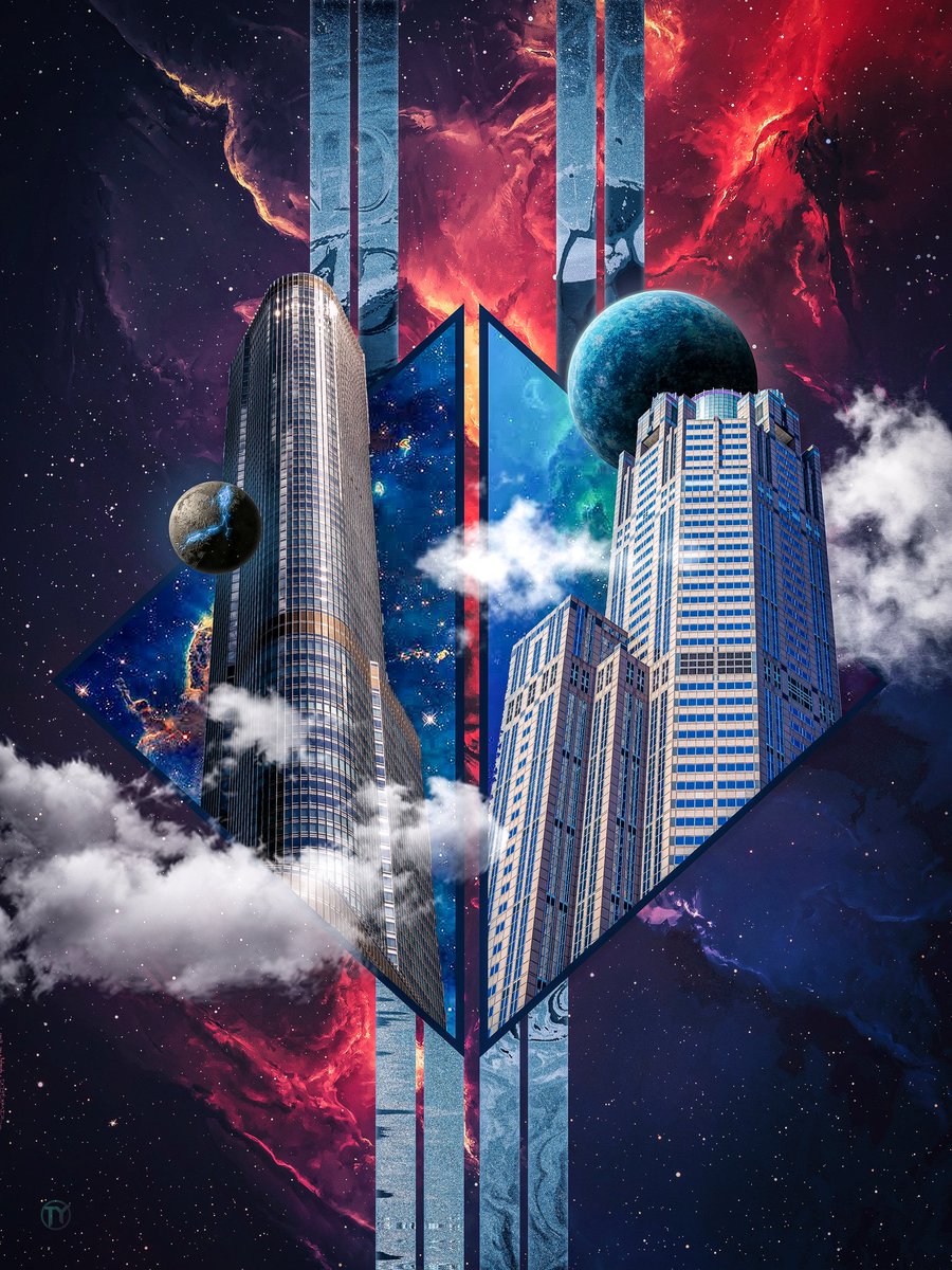 TeryimaUhamber's tweet image. ALTERNATE DIMENSIONS. Which do you prefer? 

#digitalarts #createmanipulation
#photoshop #photomanipulation #graphicdesign #createwithphotoshop #digitalcollageart #moon #transitions #transition  #spirituality #skyscraper #clouds #stars