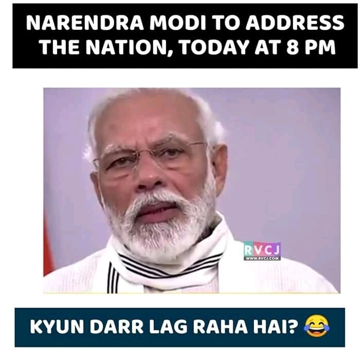 poornimajt's tweet photo. As scary as your partner saying: we need to talk! See you at 8pm!!!😱😱🤔🤔🤪🤪 #Modi #NarendraModi #ModiMangalSandesh #Covid_19 #ApolloSalutesNurses #ModiBestPmEver #ModiTestKarona #MODIJI_HelpUs #ModiGovtFailedLockdown #ModiLeadingTheWorld #modiapprovalrating #modiat8pm https://t.co/AO0kbi2r5M
