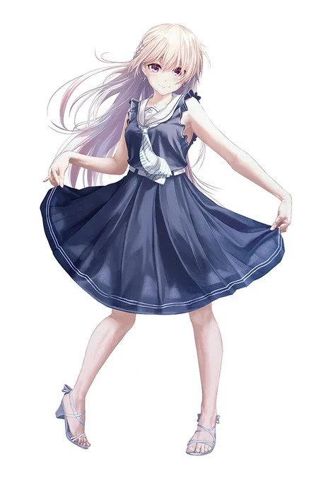 ベルクトちゃんの立ち絵完成!
スカート裏の足のシルエット意識してみた…
#ガーリー・エアフォース 
#ベルクト 