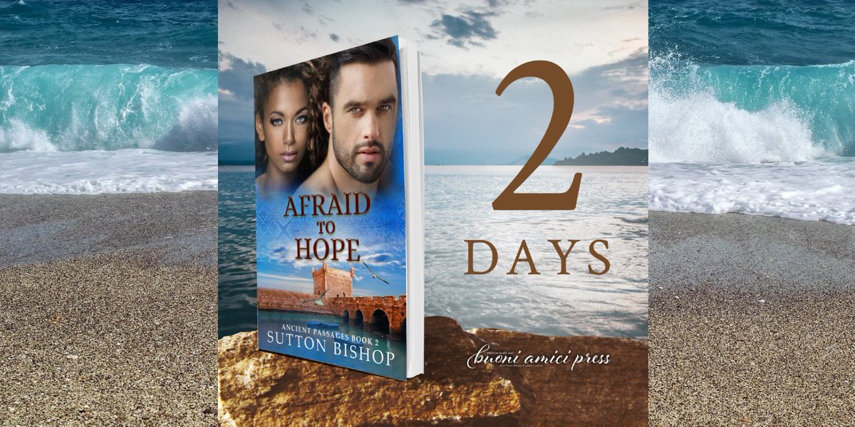 SuttonBishop2's tweet photo. Continue the epic adventure in TWO DAYS!
AFRAID TO HOPE releases May 14th!
Pre-order: https://t.co/A9zsVcrwFL
#Romance #AfraidToHope #AfraidToFall #AncientPassagesSeries #SuttonBishop #ComingSoon #NewRelease #RomancingtheWild #AdventureRomance #RomanceBooks #TBR https://t.co/FMxpwxlIue