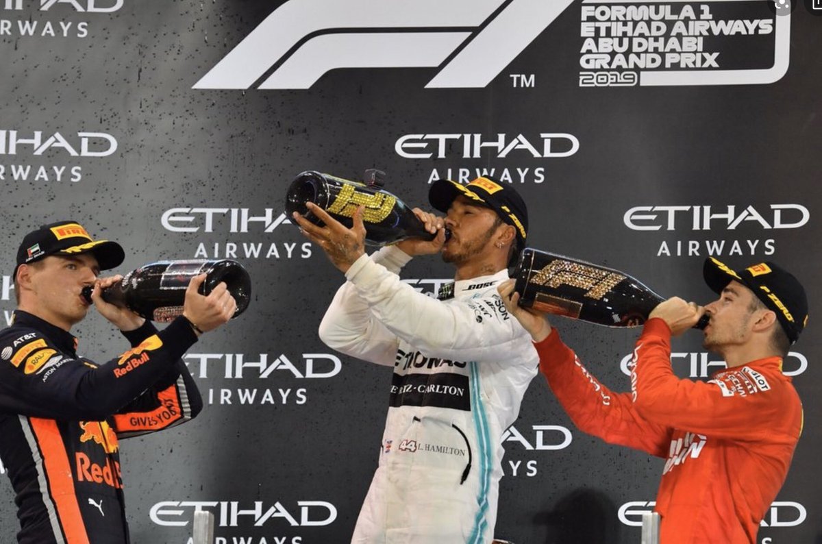 F1Tornello's tweet photo. Es un momento de quiebre en #F1. Vettel se irá de Ferrari, Alonso ya se fue, Rosberg y Button también, Kimi está cerca del final, sólo queda Hamilton entre los grandes talentos de la vieja guardia. El podio de Abu Dhabi ‘19 es el futuro. Entre ellos tres será la pelea 🏁 https://t.co/KwdRB8hiNs
